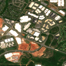 Equinix DC1 site on 2018-05-24, Sentinel-2 satellite true color