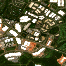 Equinix DC1 site on 2020-09-15, Sentinel-2 satellite true color