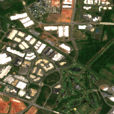 Equinix DC10 site on 2018-05-24, Sentinel-2 satellite true color