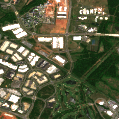 Equinix DC12 site on 2018-05-24, Sentinel-2 satellite true color