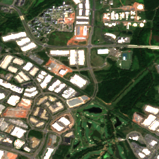 Equinix DC12 site on 2022-08-13, Sentinel-2 satellite true color