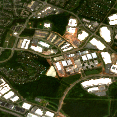 Equinix DC13 site on 2020-09-15, Sentinel-2 satellite true color