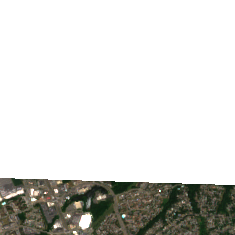 Equinix DC14 site on 2018-07-08, Sentinel-2 satellite true color
