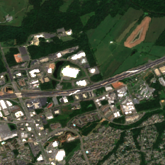 Equinix DC14 site on 2022-08-13, Sentinel-2 satellite true color