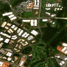 Equinix DC15 site on 2020-09-15, Sentinel-2 satellite true color