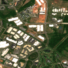 Equinix DC16 site on 2018-05-24, Sentinel-2 satellite true color