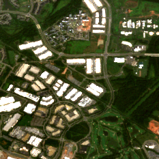 Equinix DC16 site on 2020-09-15, Sentinel-2 satellite true color