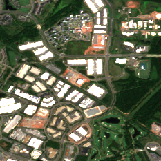 Equinix DC16 site on 2022-08-13, Sentinel-2 satellite true color