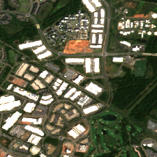 Equinix DC16 site on 2024-09-09, Sentinel-2 satellite true color