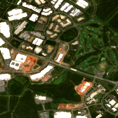 Equinix DC21 site on 2020-09-15, Sentinel-2 satellite true color