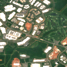 Equinix DC21 site on 2025-06-03, Sentinel-2 satellite true color