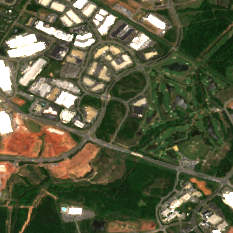 Equinix DC22 site on 2018-05-24, Sentinel-2 satellite true color