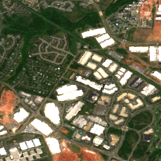 Equinix DC3 site on 2018-05-24, Sentinel-2 satellite true color