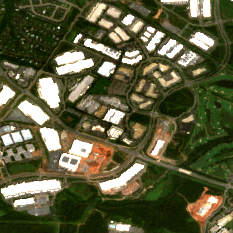 Equinix DC6 site on 2020-09-15, Sentinel-2 satellite true color