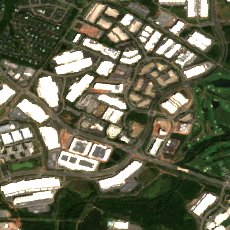 Equinix DC6 site on 2024-09-09, Sentinel-2 satellite true color