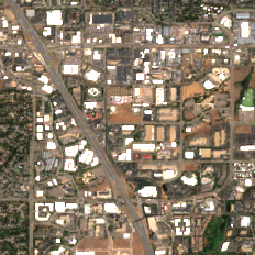 Equinix DE1 site on 2024-07-29, Sentinel-2 satellite true color
