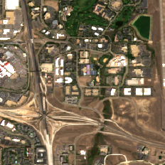 Equinix DE2 site on 2018-09-14, Sentinel-2 satellite true color