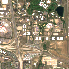 Equinix DE2 site on 2025-06-21, Sentinel-2 satellite true color