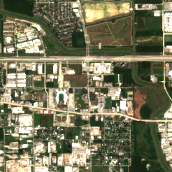 Equinix HO1 site on 2024-09-07, Sentinel-2 satellite true color