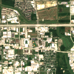 Equinix HO1 site on 2025-09-09, Sentinel-2 satellite true color
