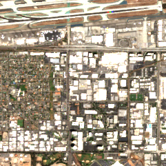 Equinix El Segundo LA3 site on 2022-08-31, Sentinel-2 satellite true color