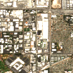 Equinix LA4 site on 2018-09-16, Sentinel-2 satellite true color