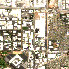 Equinix LA4 site on 2020-07-12, Sentinel-2 satellite true color