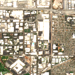 Equinix LA4 site on 2024-08-25, Sentinel-2 satellite true color