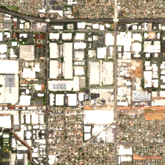 Equinix LA7 site on 2020-07-12, Sentinel-2 satellite true color