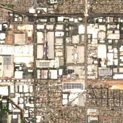 Equinix LA7 site on 2022-08-31, Sentinel-2 satellite true color