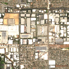 Equinix LA7 site on 2024-08-25, Sentinel-2 satellite true color