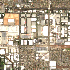 Equinix LA7 site on 2025-08-30, Sentinel-2 satellite true color