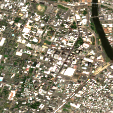 Equinix NY1 site on 2018-07-07, Sentinel-2 satellite true color