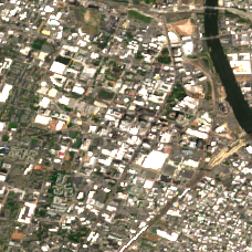 Equinix NY1 site on 2020-07-06, Sentinel-2 satellite true color
