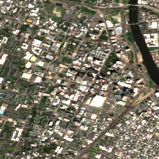 Equinix NY1 site on 2024-09-03, Sentinel-2 satellite true color