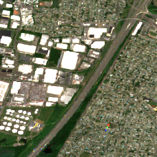 Equinix NY11 site on 2018-07-07, Sentinel-2 satellite true color
