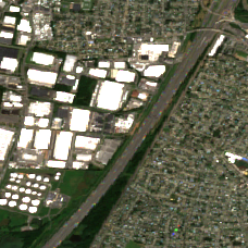 Equinix NY11 site on 2025-08-22, Sentinel-2 satellite true color