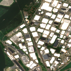 Equinix NY2 site on 2020-07-06, Sentinel-2 satellite true color