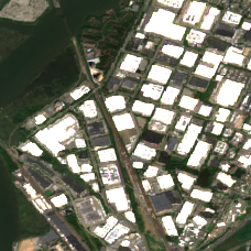 Equinix NY2 site on 2024-09-03, Sentinel-2 satellite true color