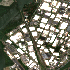 Equinix NY2 site on 2025-08-22, Sentinel-2 satellite true color