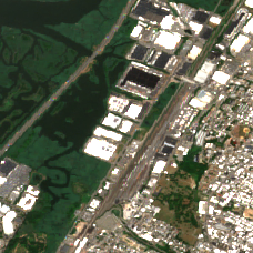 Equinix NY7 site on 2020-07-06, Sentinel-2 satellite true color