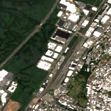 Equinix NY7 site on 2025-08-22, Sentinel-2 satellite true color