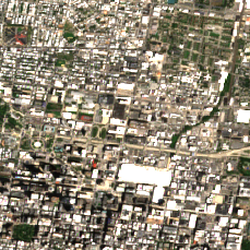 Equinix PH1 site on 2020-07-29, Sentinel-2 satellite true color