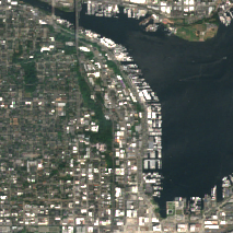 Equinix SE2 site on 2018-07-30, Sentinel-2 satellite true color
