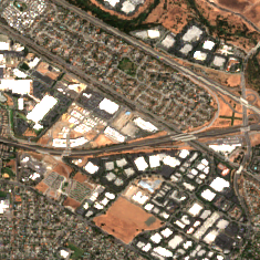 Equinix SV1 site on 2020-09-06, Sentinel-2 satellite true color