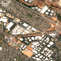 Equinix SV1 site on 2024-08-06, Sentinel-2 satellite true color