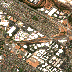 Equinix SV1 site on 2025-08-18, Sentinel-2 satellite true color