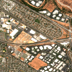 Equinix SV11 site on 2018-07-24, Sentinel-2 satellite true color