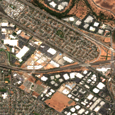 Equinix SV11 site on 2020-09-06, Sentinel-2 satellite true color