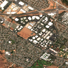 Equinix SV12x site on 2020-09-06, Sentinel-2 satellite true color